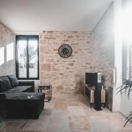 Mazet En Pierre Avec Jardin Privatif